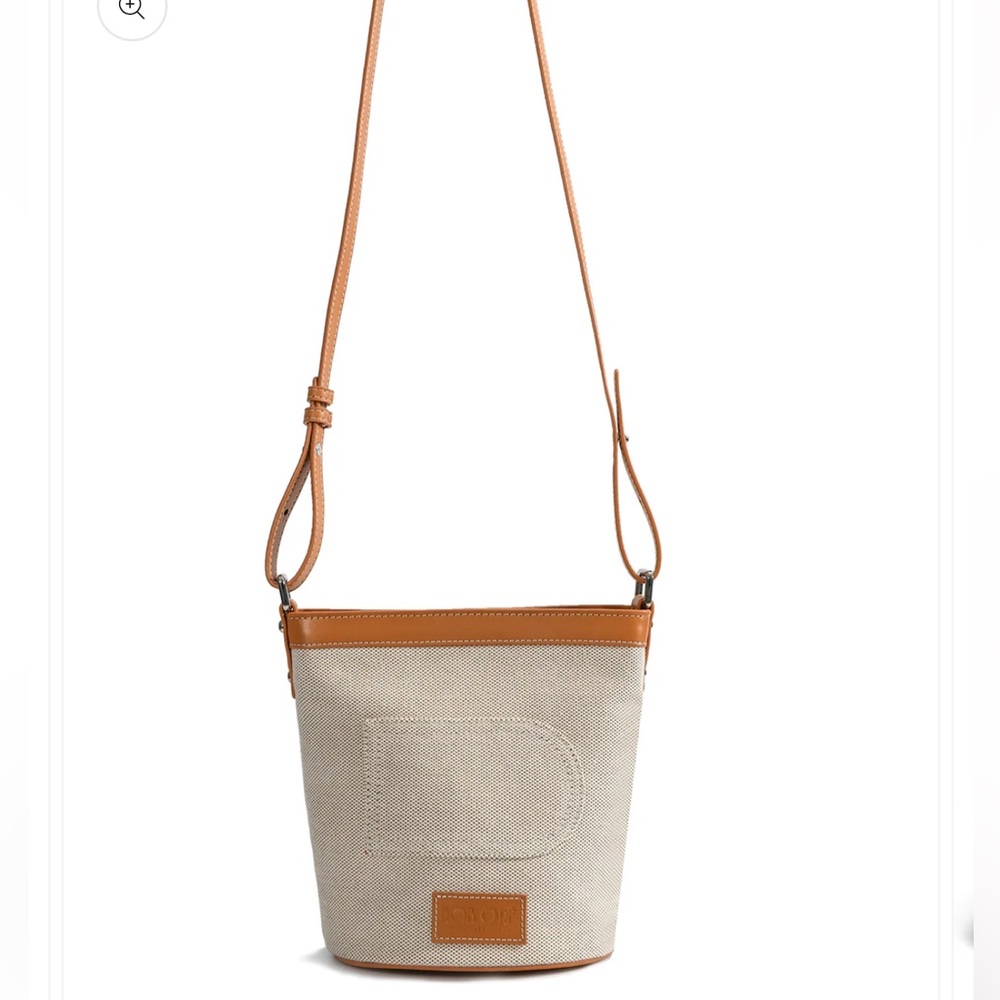 Bob Ore White Dorothy Middle Size Bucket Bag